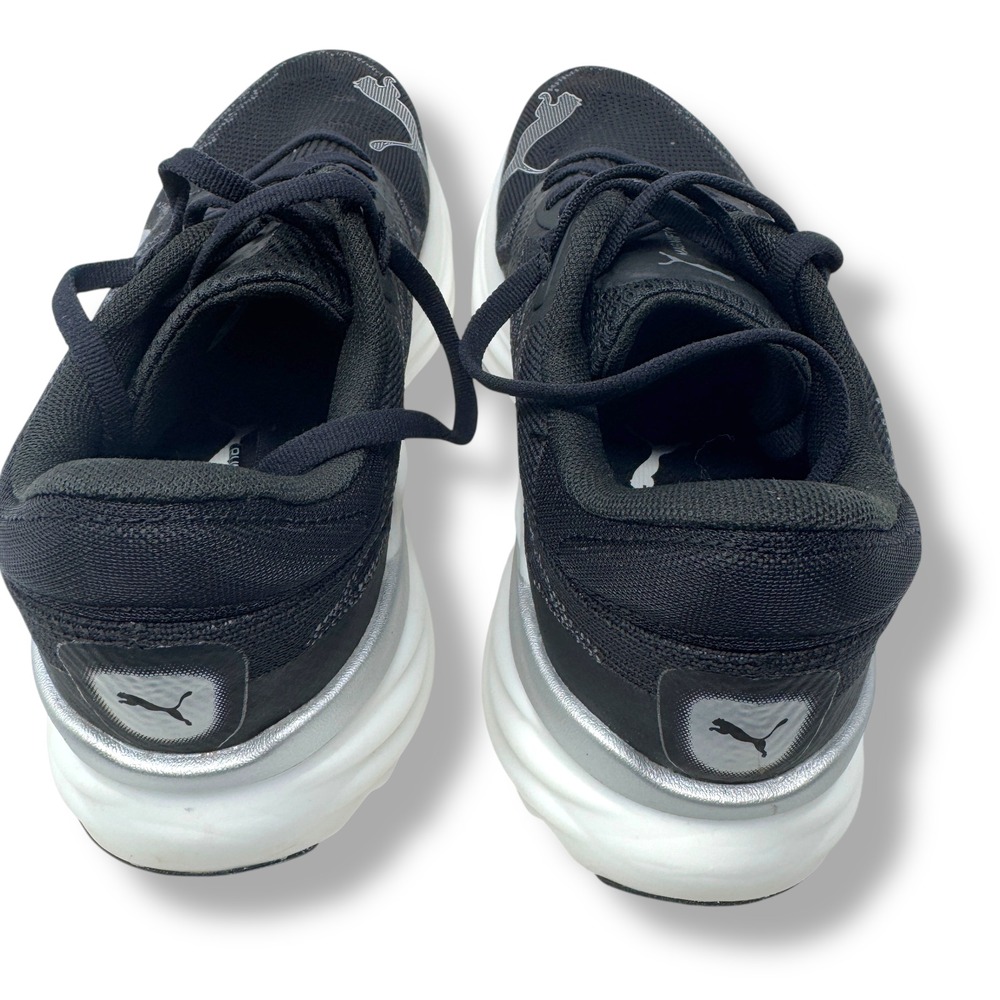 PUMA Magnify Nitro 2 Black Silver Men's Running Shoes Size 8 - Picture 8 of 9